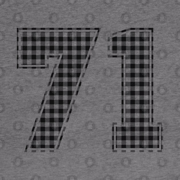 Plaid Number - 71 - Dark by tavare